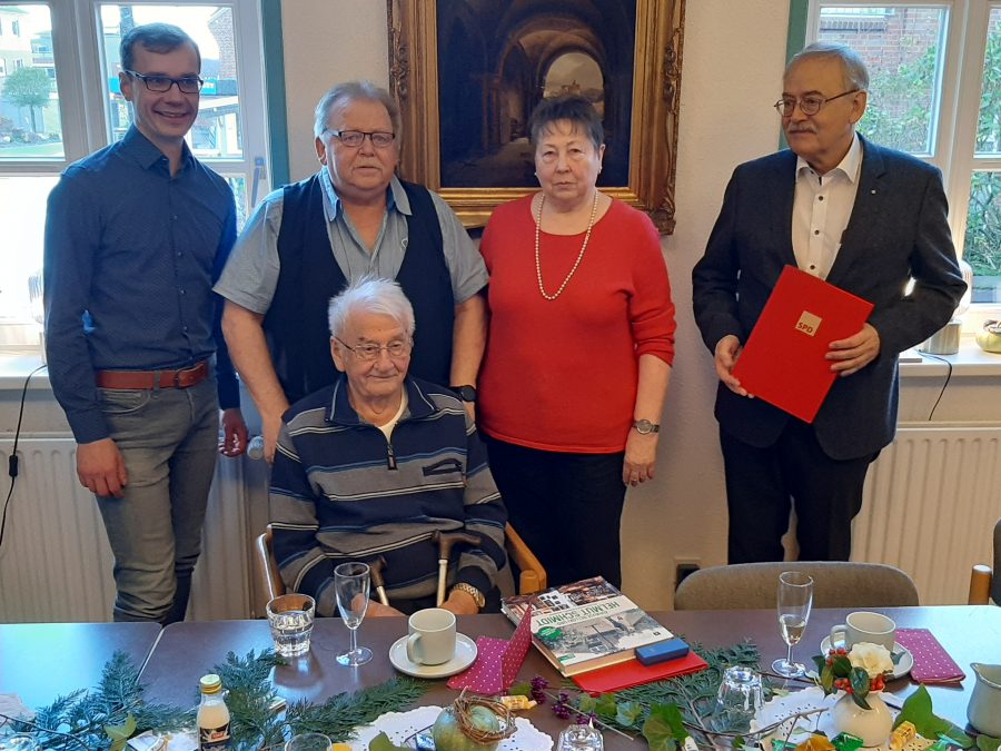 Jubilarehrung 2021 mit den Geehrten